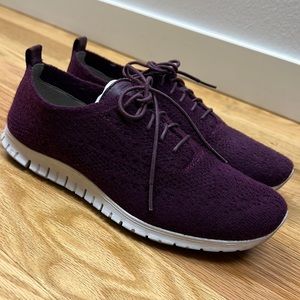 Cole Haan Zerogrand purple wool Sz. 9.5